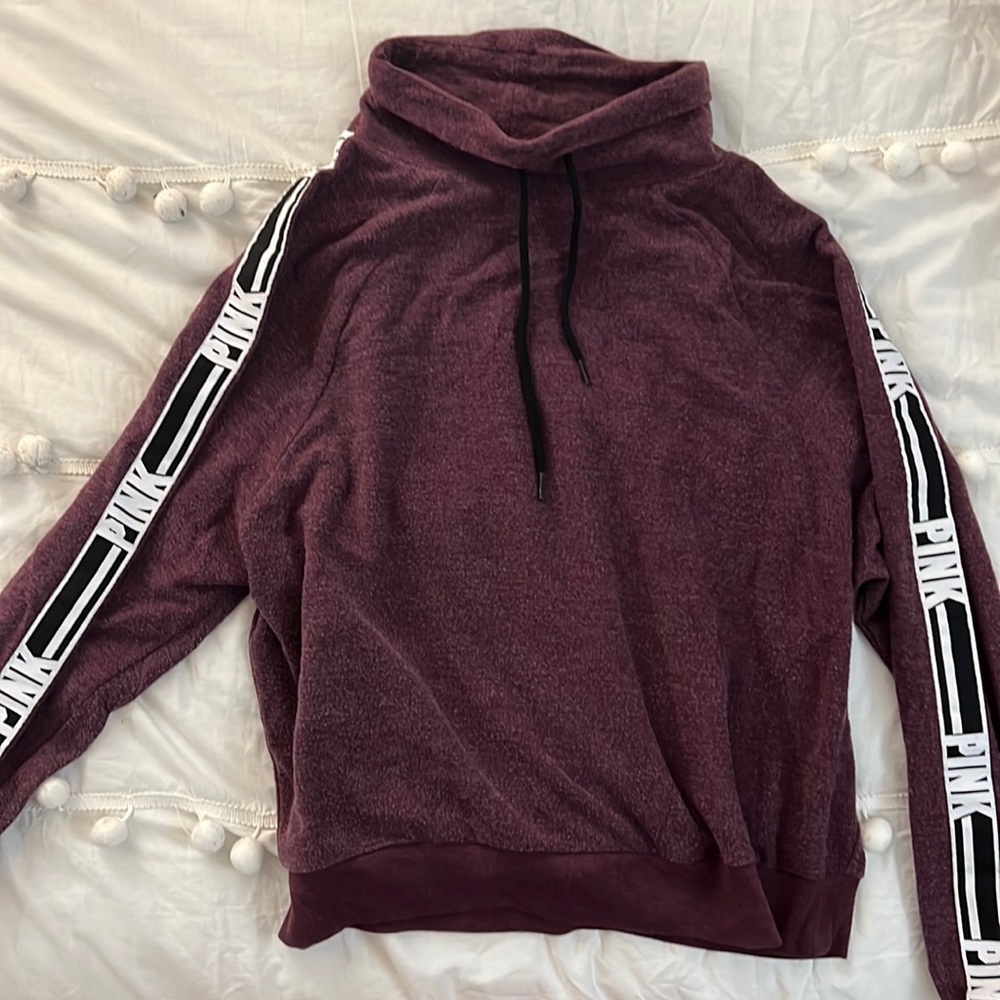 cowl neck sweatshirt